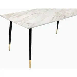 Arianna Metal Base Dining Table H76 x L120 x W80cm