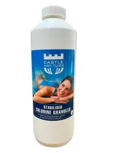 1kg Castle Hot Tubs Stabilised Chlorine Granules