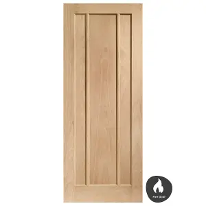 Internal Worcester Oak Fire Door 2040 x 926 x 44mm