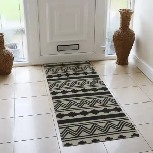 JVL Mega Runner Mat 57 x 150 cm - Aztec