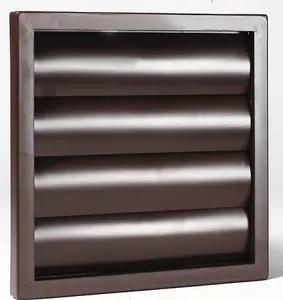 Airvent 100mm Brown Gravity Air Grille for Optimal Ventilation