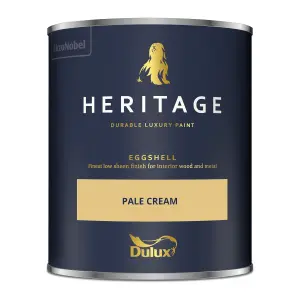 Dulux Trade Heritage Pale Cream Eggshell Wall paint, 750ml