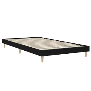 Berkfield Bed Frame Black 90x200 cm Engineered Wood