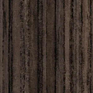 Galerie Utopia Brown/Bronze Nomed Stripe Sheen Finish Wallpaper Roll