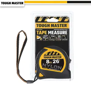 TOUGH MASTER TAPE MEASURE NYLON TAPE,PACK OF 24 TM-MT825