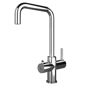 4-In-1 Hot Water Kitchen Tap With Tank & Filter, Chrome Finish - SIA HWT4CH