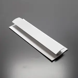 Nes Home Bathroom H-Joint White 5mm Trims For Shower Wall Panels Cladding Pvc 2.7m Long Fittings Set Of 4