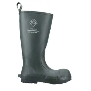 Muck Boots Mudder Tall Safety Wellington S5 Moss