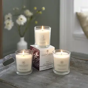 Luxurious Secented Glass Jar Candles Plum & Grapefruit