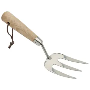 Draper Draper Heritage Stainless Steel Hand Weeding Fork with Ash Handle 99025