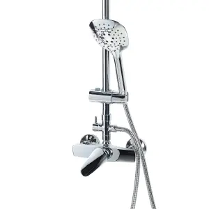 Mixer Shower Set with Rainshower HOWICK Silver