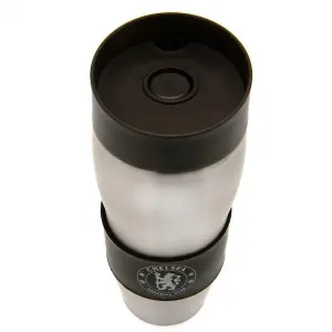 Chelsea FC Travel Mug Black/White (One Size)