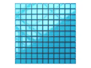 Glass mosaic on mesh for bathroom or kitchen 300mm x 300mm - Celestial