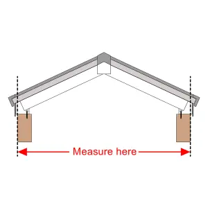 Brett Martin Roof Lantern 3000mm x 1500mm, 4-pane, Self-Clean Clear Glass, Grey External, White Internal Aluminium Frame