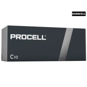 C Size Industrial Procell - Pack of 10 (Duracell)