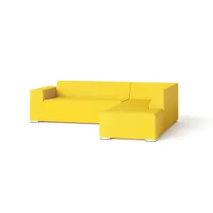 Emelda Grace Dennis Corner Sofa - Right Hand - Yellow