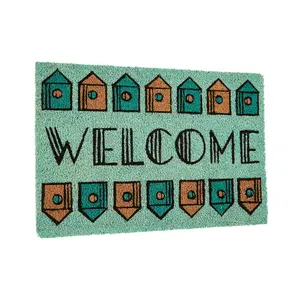 Interiors by Premier Welcome Home Light Green Doormat