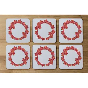 Square 6 Piece Coaster Set (Set of 6)