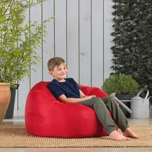 Veeva Teen Bean Bag Chair Red Childrens Bean Bags