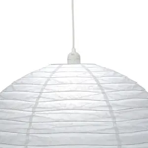 GoodHome Anbus White Pendant Light shade (D)58cm