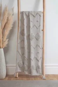 Juniper Tufted Cotton Blanket Throw