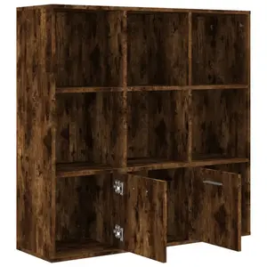 Arundhati Bookcase Brown / 98cm H x 98cm W x 30cm D