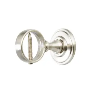 Brushed Nickel Brass Rope bracket (Dia)35mm (L)75mm (W)35mm