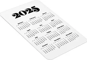 Vintage Retro Script 2024 Calendar Magnet