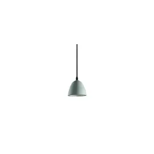 Luminosa Oil 1 Light Ceiling Pendant Cement Grey, GU10