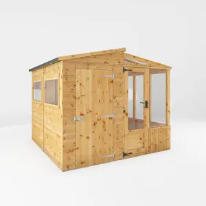 Mercia 8x8 Pent Greenhouse combi shed - Assembly required