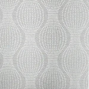 Arthouse Calico Spot Dots Grey Silver Metallic Embossed Textured Vinyl Wallpaper