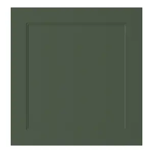 GoodHome Artemisia Matt dark green Shaker Appliance Cabinet door (W)600mm (H)626mm (T)18mm