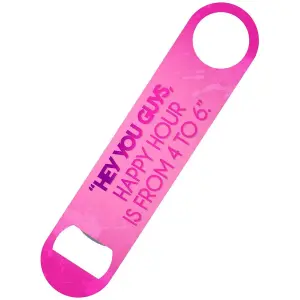 Grindstore You Can Drink With Us Bar Blade Bottle Opener Pink (One Size)