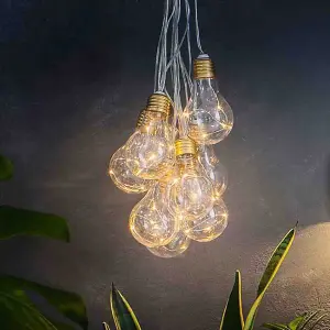 Lumify USB Solar Vintage Bulb Lights - Set Of 10