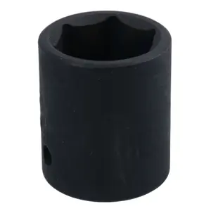 18mm 3/8in Drive Shallow Stubby Metric Impacted Socket 6 Sided Single Hex