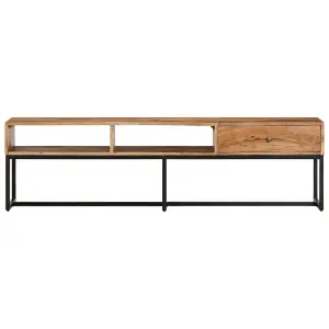 Berkfield TV Cabinet 160x30x45 cm Solid Wood Acacia