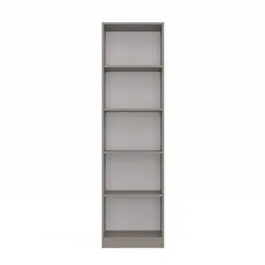 Albee Bookcase Clay / (5 Shelves) 182cm H x 50cm W x 30cm D