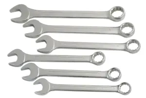 Laser Tools 4887 6pc Jumbo Combination Spanner Set 34-50mm