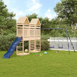 Berkfield Outdoor Playset Solid Wood Pine