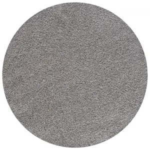 Myshaggy Collection Living Room Rugs Solid Design  Grey