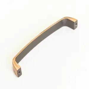 128mm Copper Cabinet Handle Brushed Antique Rose Gold Kitchen Cupboard Door Drawer Pull Wardrobe Furniture Replacement