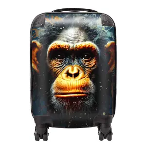 Splashart Realistic Monkey Face Suitcase - Mini Cabin