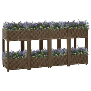 Berkfield Raised Bed 160x40x71 cm Polypropylene