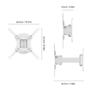 AVF Extendable Tilt and Turn Monitor Wall Mount, for TVs 12 - 43"