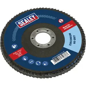 Durable 125mm Zirconium Flap Disc with 22mm Bore for Surface Preparation