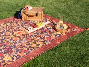 Picnic Blanket DILBAR 150 x 200 cm Light Red