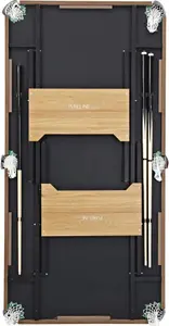 6ft Folding Snooker & Pool Table By Pureline