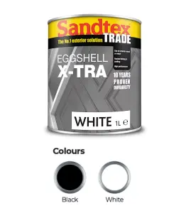 Sandtex Trade Exterior Eggshell X-Tra Black 2.5L