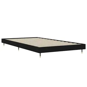 Berkfield Bed Frame Black 90x200 cm Engineered Wood