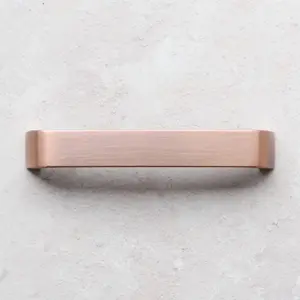 128mm Copper Cabinet Handle Brushed Antique Rose Gold Kitchen Cupboard Door Drawer Pull Wardrobe Furniture Replacement